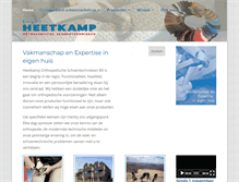 Tablet Screenshot of heetkamporthopedie.nl